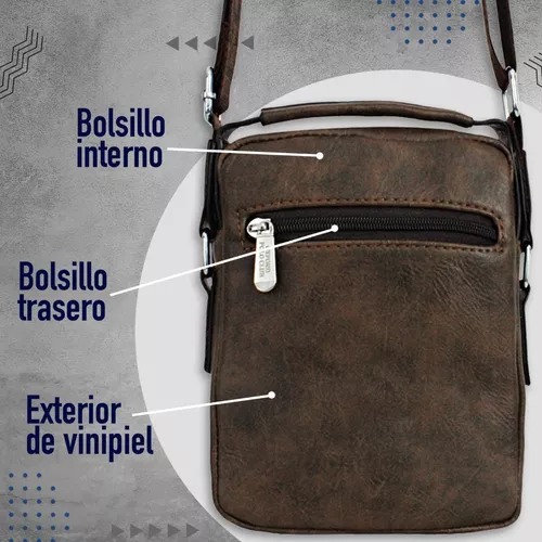 Mariconera Bolso Bandolera Para Caballero Hombre Polo Club