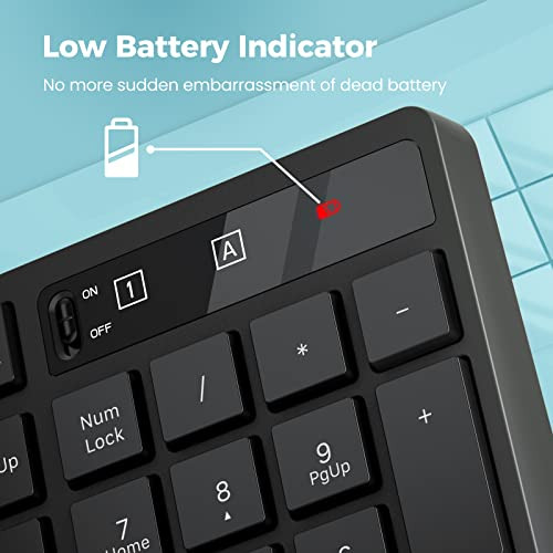Combo De Teclado Y Ratón Inalámbricos, Teclado Y Ratã...