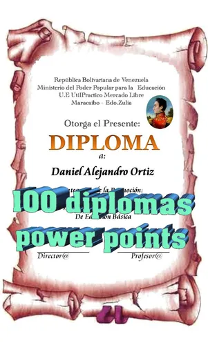 Plantillas Diplomas Bachiller Powerpoints