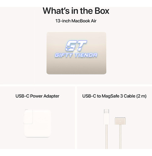 Macbook Air 13 M4 2025 (256 Gb) 16 Gb Ram - Nuevo Sellado Blanco Estelar