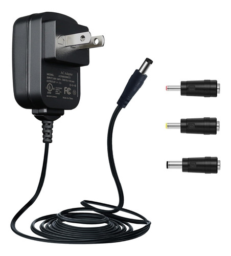 Adaptador De Fuente De Alimentación 6v 5ft, 12w Ca A Cc 5.5 