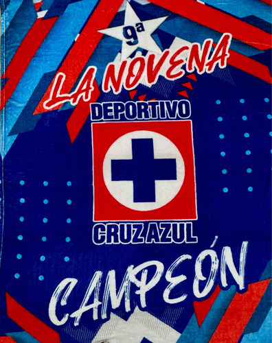 Frazada Cruz Azul Campeón La Novena