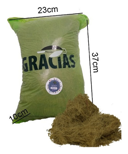  8.5 Litros  Fibra De Coco En Bolsa Grande