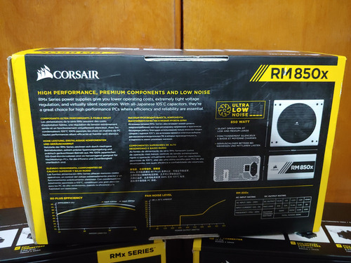 Caja Vacia De Fuente Corsair Rm 850x White (Usado)