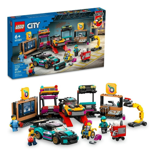 Kit Lego City Taller Mecánico De Tuning 60389 507 Piezas 3