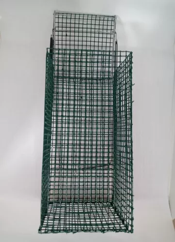 Jaula trampa para ratas y roedores (41,5x16x16,5 cm)