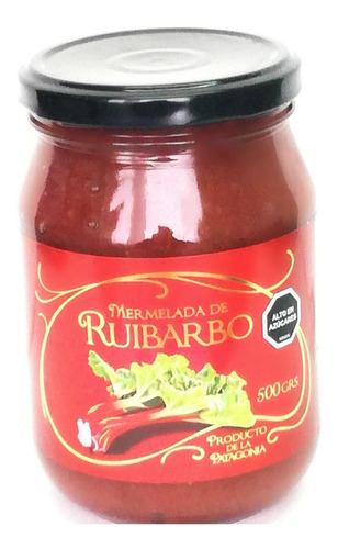 Pack 3 Mermeladas De Ruibarbo 500 G C/u Marca Alimag