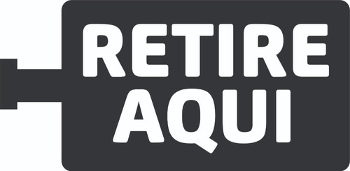 Luminoso Led Retire Aqui Dupla Face 