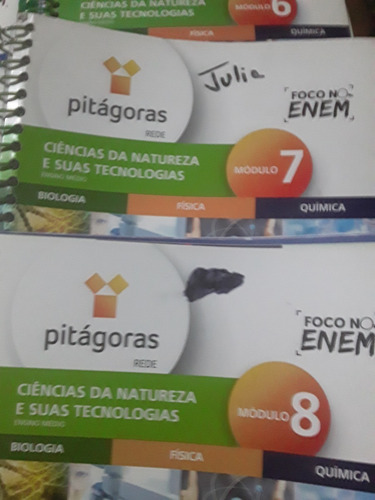 Rede Pitágoras Foco No Enem Módulos 5,6,7 E 8 - 16 Volumes (Usado)