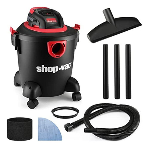 Shop-vac 5 Galones 2.0 Peak Hp Aspiradora Para Seco/mojado, 