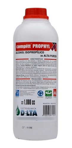 Alcohol Isopropilico Delta X 1 Litro Limpieza Pc Alta Pureza