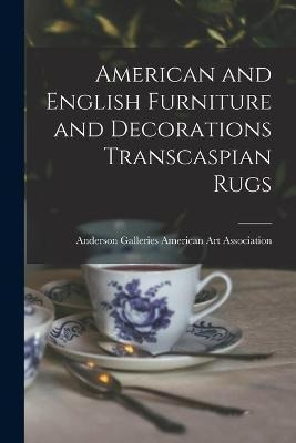 Libro American And English Furniture And Decorations Tran...