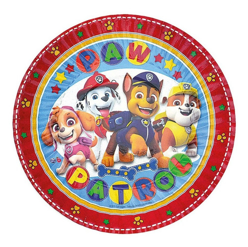 Kit Mantel, Vasos, Platos Y Servilletero - Paw Patrol