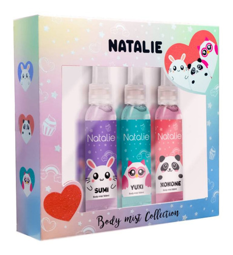 Set Natalie Kawaii Body Mist Collection 100ml