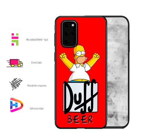 Funda Para Samsung S20/s20lite/s20ultra Homeeero Siimpson Samsung S20 Plus Homero Duf