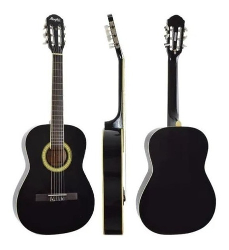 Violão clássico infantil Tagima Memphis AC-34 para destros black verniz brilhante