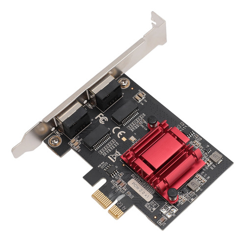 Placa De Rede Pcie X1 Professional Rj45 De Porta Dupla Pcie