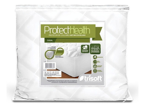 Protetor De Colchão Impermeavel Protect Health Casal Trisot