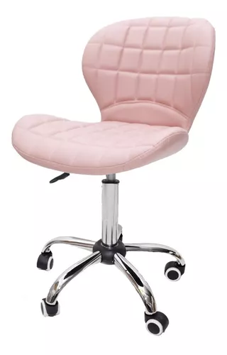  Silla de escritorio con ruedas para oficina en casa, silla de  muebles rosa, silla de escritorio rosa, sillas de oficina (color : D,  tamaño: 23.6 pulgadas de largo x 24 pulgadas