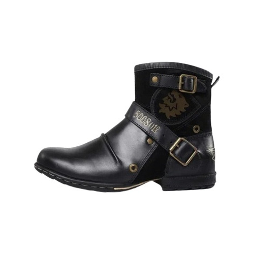 Botas Casuales Hombre Moda Retro Tendencia Botas Martin