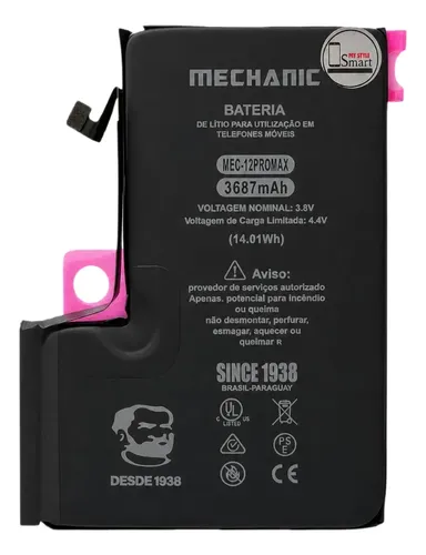 Bateria Para Iphone 12 Pro Max | 1 Ano Garantia | MercadoLivre