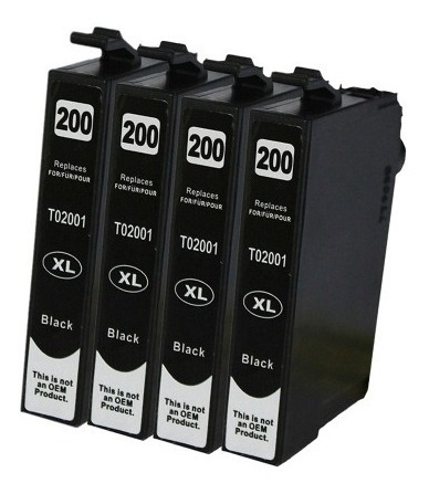 Cartucho Epson 200 Negro Xl T2001 Xp 200