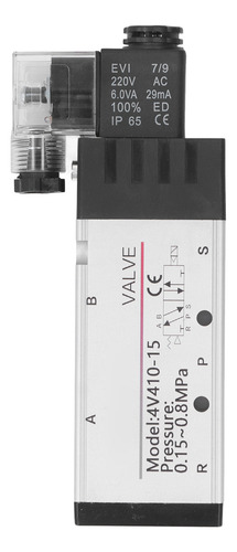 Electroválvula Pt De 1/2 Pulgada Con Inversión De 2 Posicion