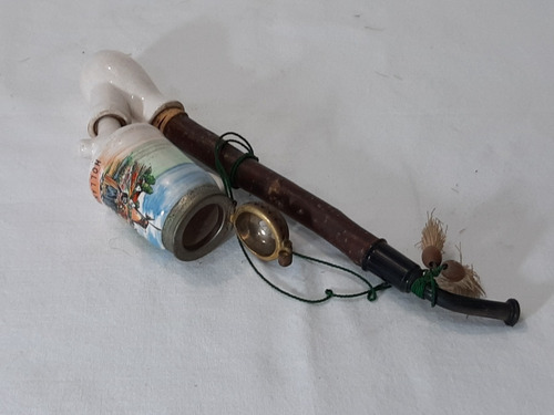 Imagen 4 de 4 de Pipa Holadesa De Ceramica