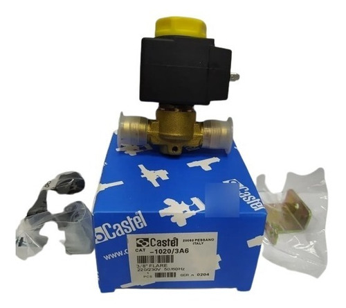 Valvula Solenoide Roscable Bobina Incluida 5/8 Italiano 220v