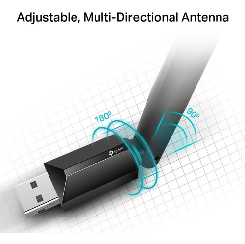 Imagen 3 de 7 de Tp-link, Tarjeta Usb Wifi Banda Dual Ac600, Archer T2u Plus