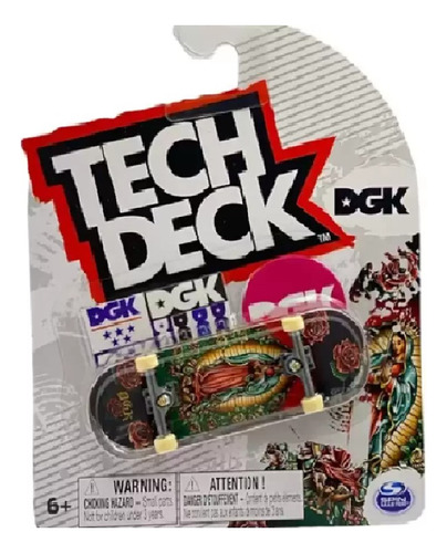 Tech Deck Patineta Miniatura Sticker Spin Master - Vulcanita