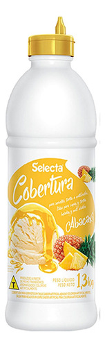 Cobertura P/ Sorvete Selecta 1,3kg Abacaxi