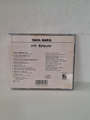 Cd Tania Maria Love Explosion (importado) (Usado)