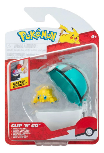 Joltik 3cm Con Pokebola 7cm Pokemon Jazwares