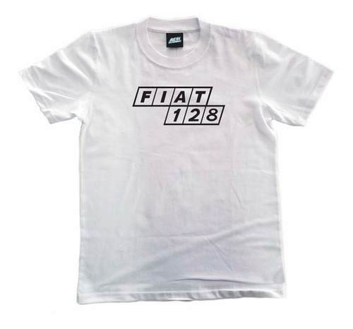 Remera Fierrera Fiat 049  Fiat 128 Emblema