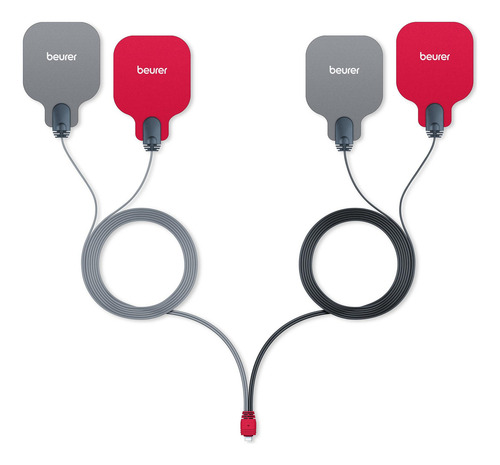 Cables De Repuesto Con Electrodos Compatible Con Em59 Gris Oscuro