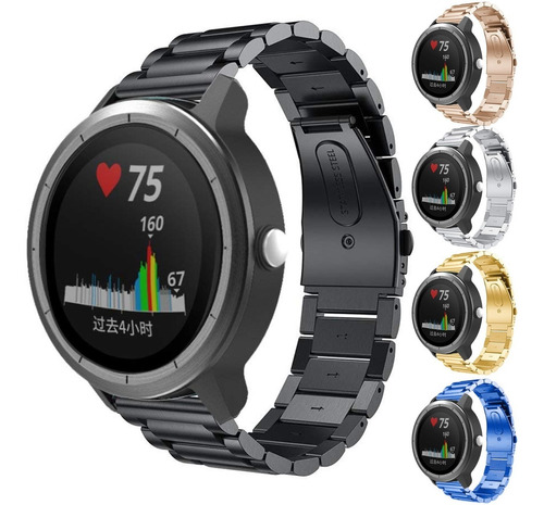 Correa De Eslabones De Lujo Para Garmin Vivoactive 3 