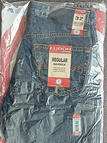 Pantalón De Mezclilla Furor Jeans, Talla 32 Regular Maverick