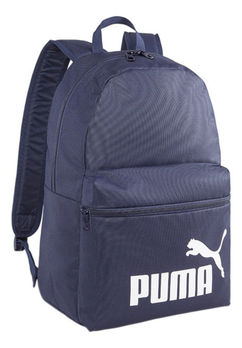 Mochila Azul Puma Phase Backpack Diseño de la tela Liso