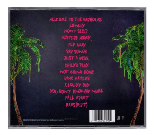 Tones And I - Welcome To The Madhouse - Disco Cd