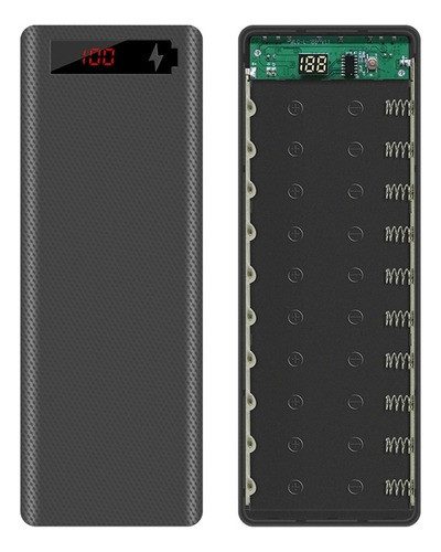 L10 Lcd Display Diy 10x18650 Batería Power Bank Shell C