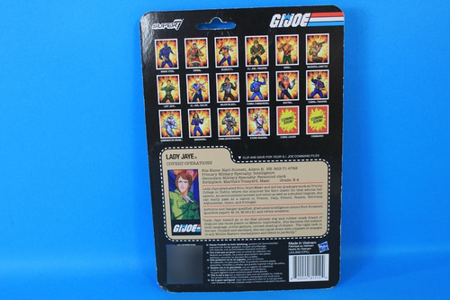 Lady Jaye Gi Joe Super 7 Reaction (Usado)