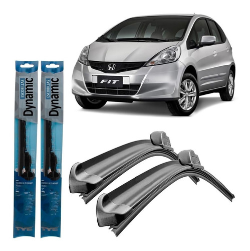 Juego Kit Escobillas Honda Fit 2013 2014 2015 