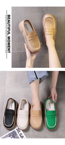 Zapatos Zapato Sencillo Casual Para Mujer Con Plataforma