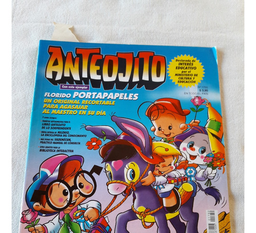 Revista Anteojito N° 1750 4/9/1998 Lamina Dia Del Maestro