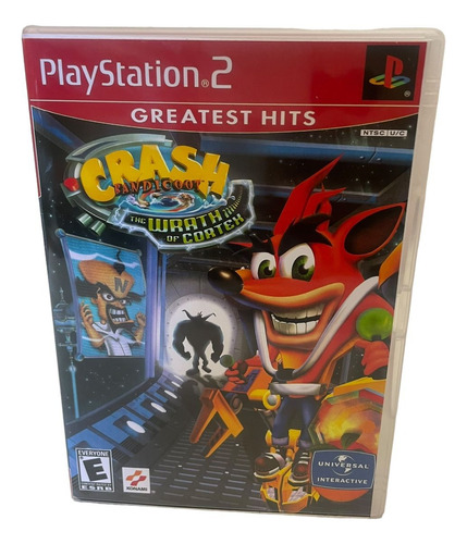 Crash Bandicoot The Wrath Of Cortex Com Capa E Pôster Ps2