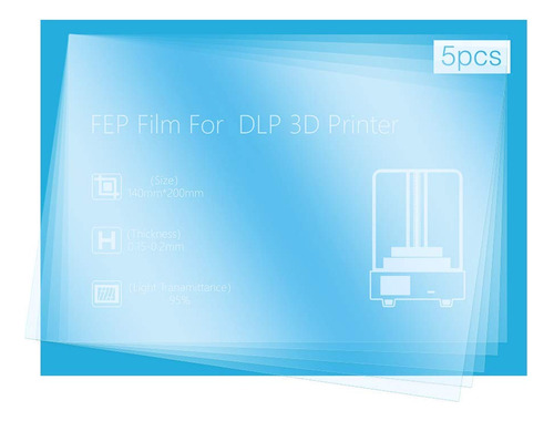 Fep Film In Espesor Para Impresora Elegoo Mars Anycubic Lcd