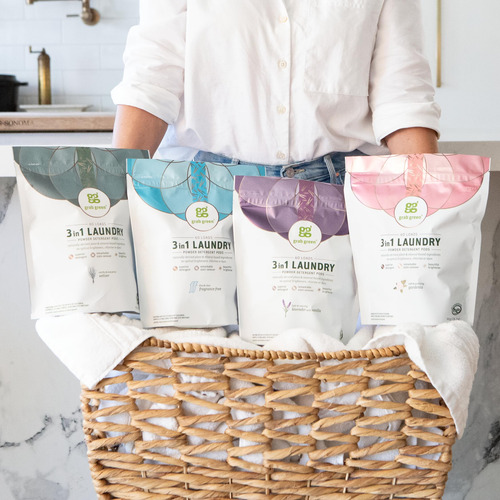 Cápsulas De Detergente Para Roupa Grab Green 3 Em 1 Gardenia