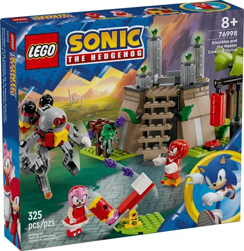 Lego Sonic Knuckles E O Santuário Master Emerald 76998