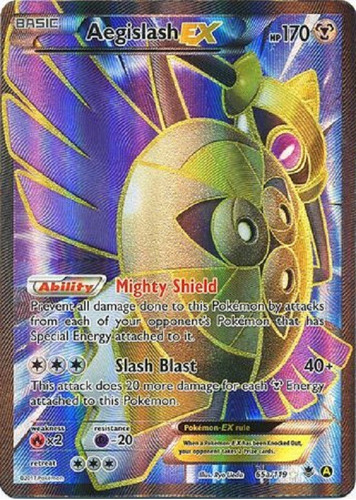 Aegislash Ex 65a/119 Alternate Art Promo Pokemon Tcg